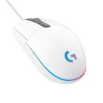 Pele LOGITECH G203, balta